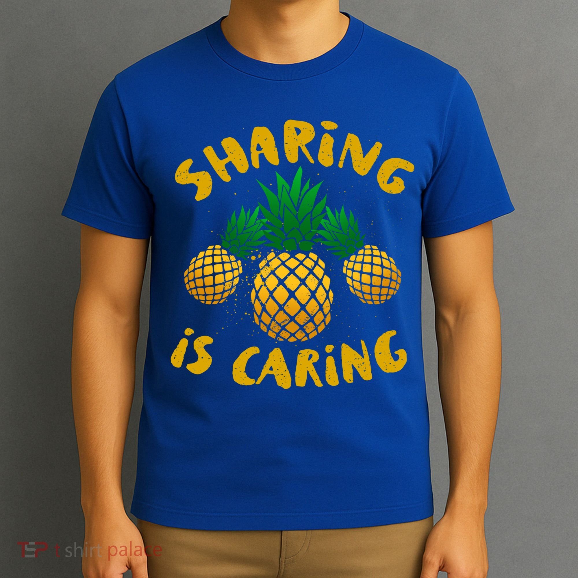 Upside Down Pineapple Cute Gift Sharing Swinger Gift T-Shirt