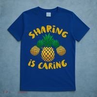 Upside Down Pineapple Cute Gift Sharing Swinger Gift T-Shirt thumb 5