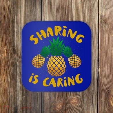 Upside Down Pineapple Cute Gift Sharing Swinger Gift Coaster