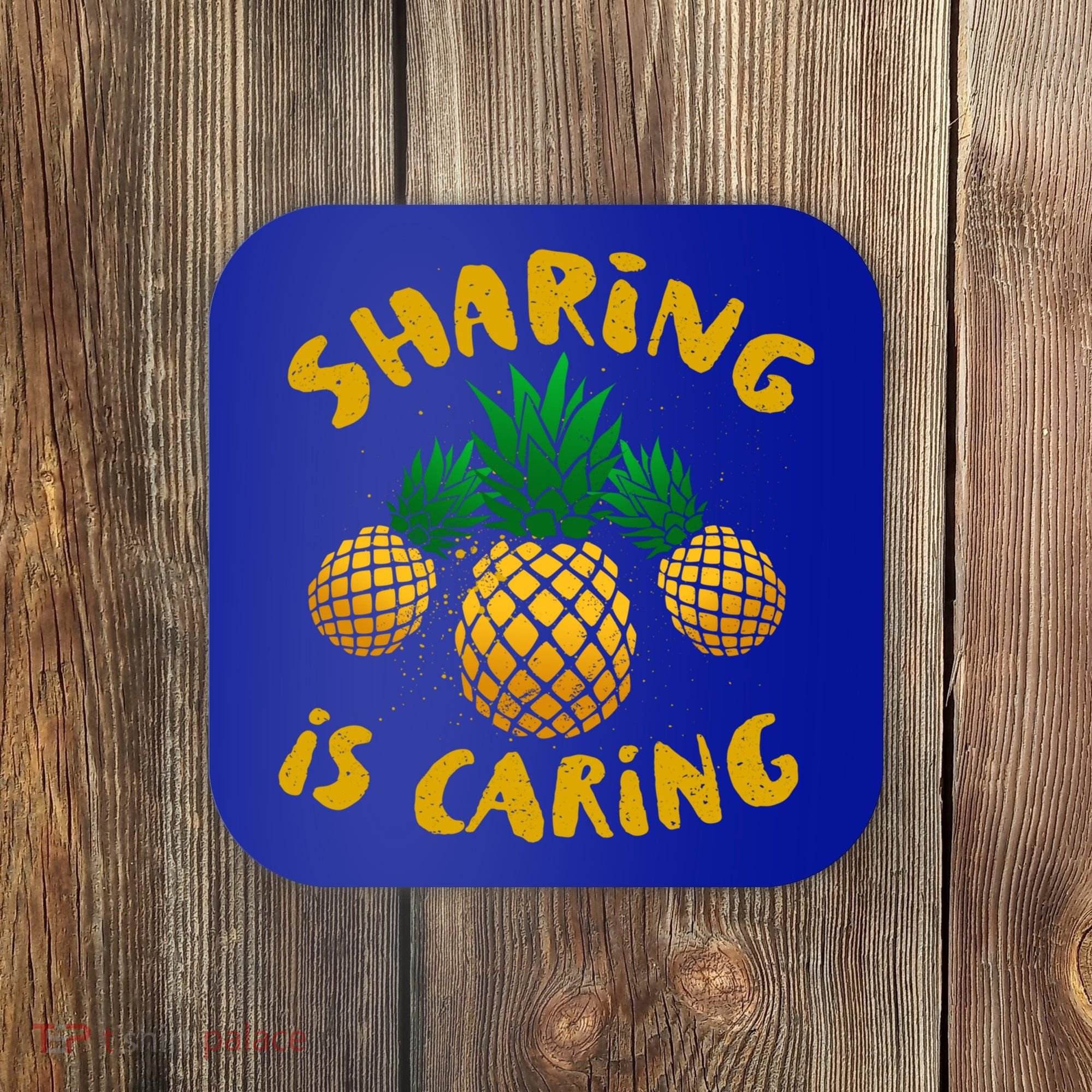 Upside Down Pineapple Cute Gift Sharing Swinger Gift Coaster