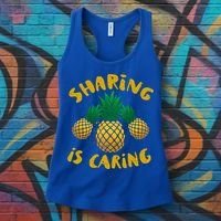 Upside Down Pineapple Cute Gift Sharing Swinger Gift Women's Tank Top thumb 3