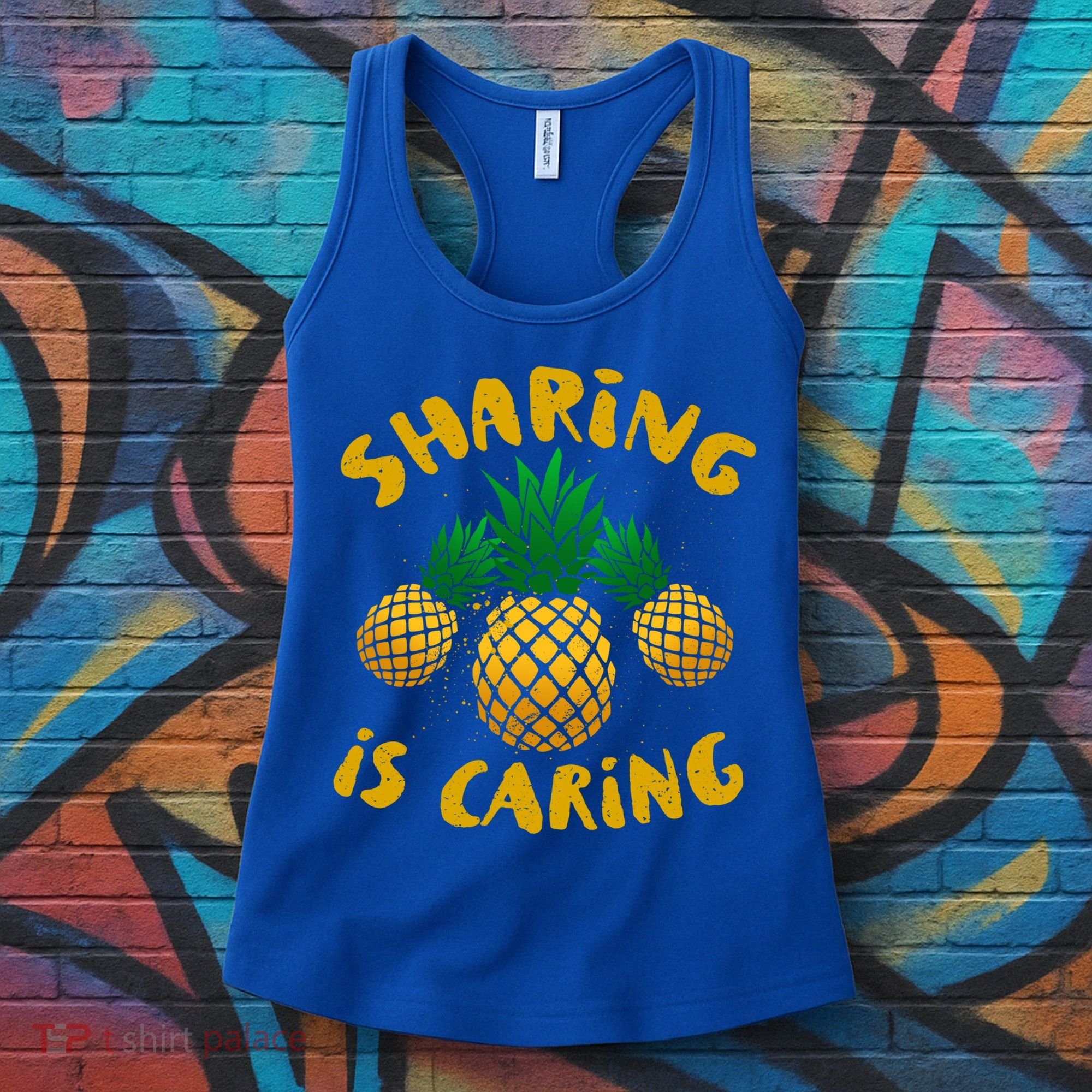 Upside Down Pineapple Cute Gift Sharing Swinger Gift Women's Tank Top