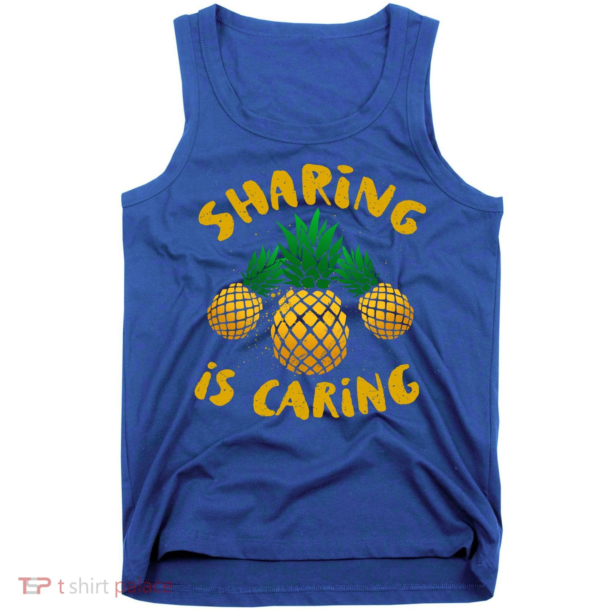 Upside Down Pineapple Cute Gift Sharing Swinger Gift Tank Top