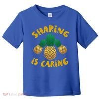 Upside Down Pineapple Cute Gift Sharing Swinger Gift Toddler T-Shirt thumb 0
