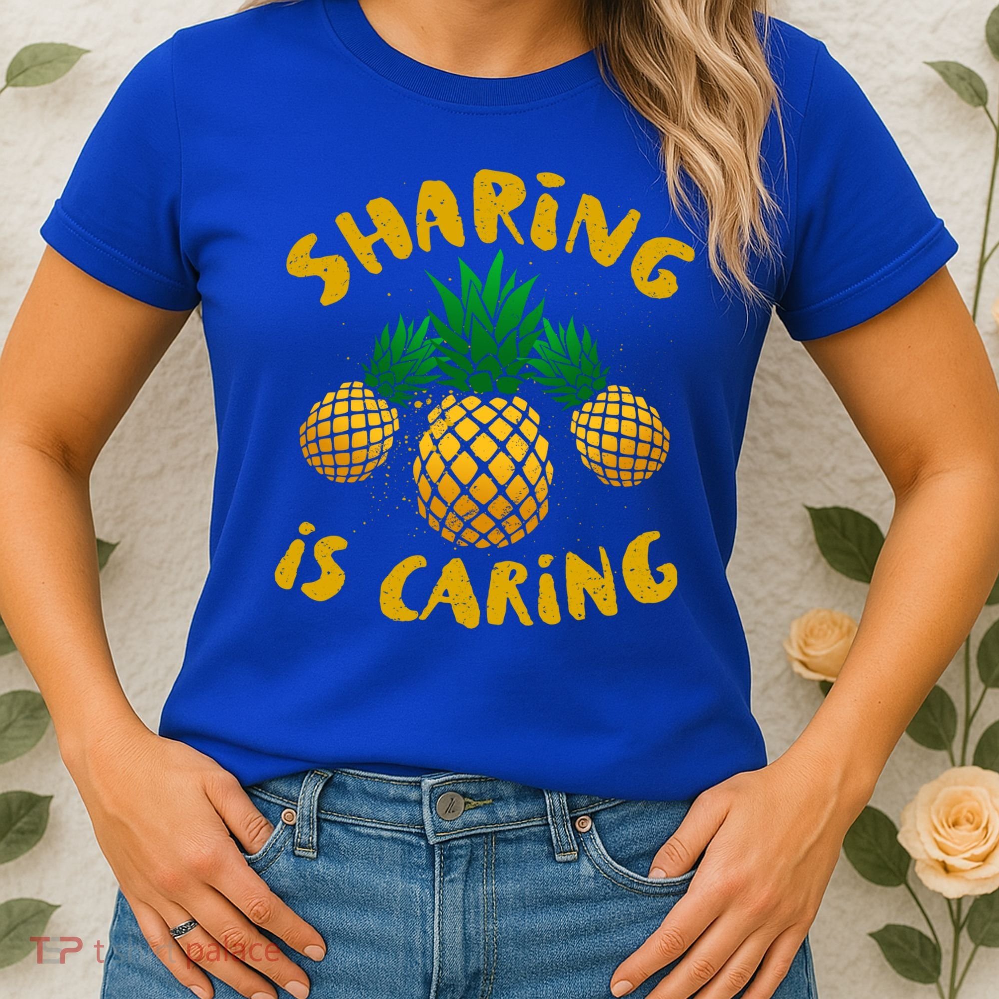 Upside Down Pineapple Cute Gift Sharing Swinger Gift Women's T-Shirt