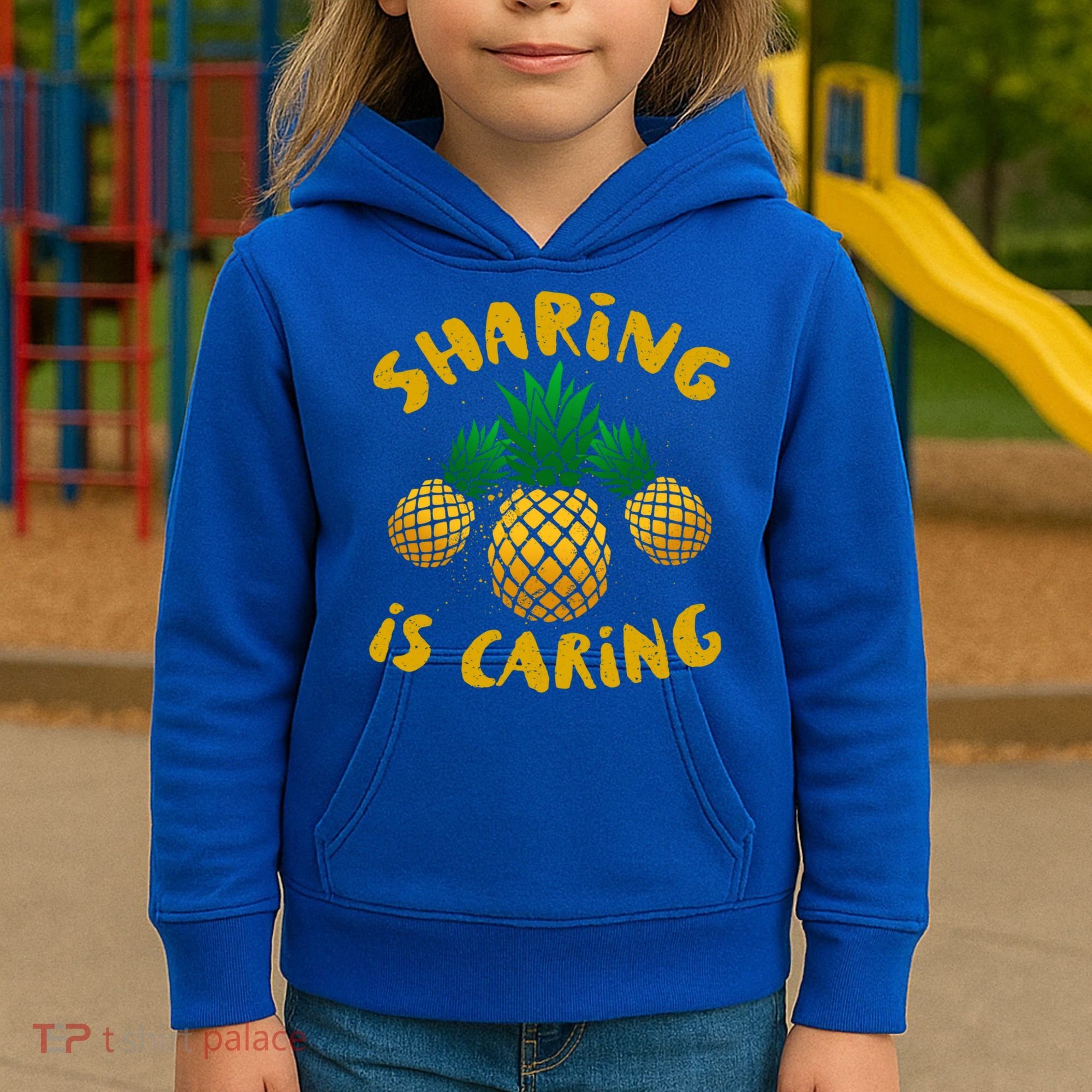 Upside Down Pineapple Cute Gift Sharing Swinger Gift Kids Hoodie