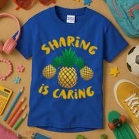 Upside Down Pineapple Cute Gift Sharing Swinger Gift Kids T-Shirt thumb 3