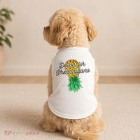 Upside Down Pineapple Down For Shenanigans Funny Swinger Doggie Tank thumb 2