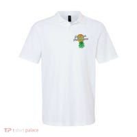 Upside Down Pineapple Down For Shenanigans Funny Swinger Polo thumb 0