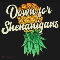 Upside Down Pineapple Down For Shenanigans Funny Swinger Bucket Hat thumb 4