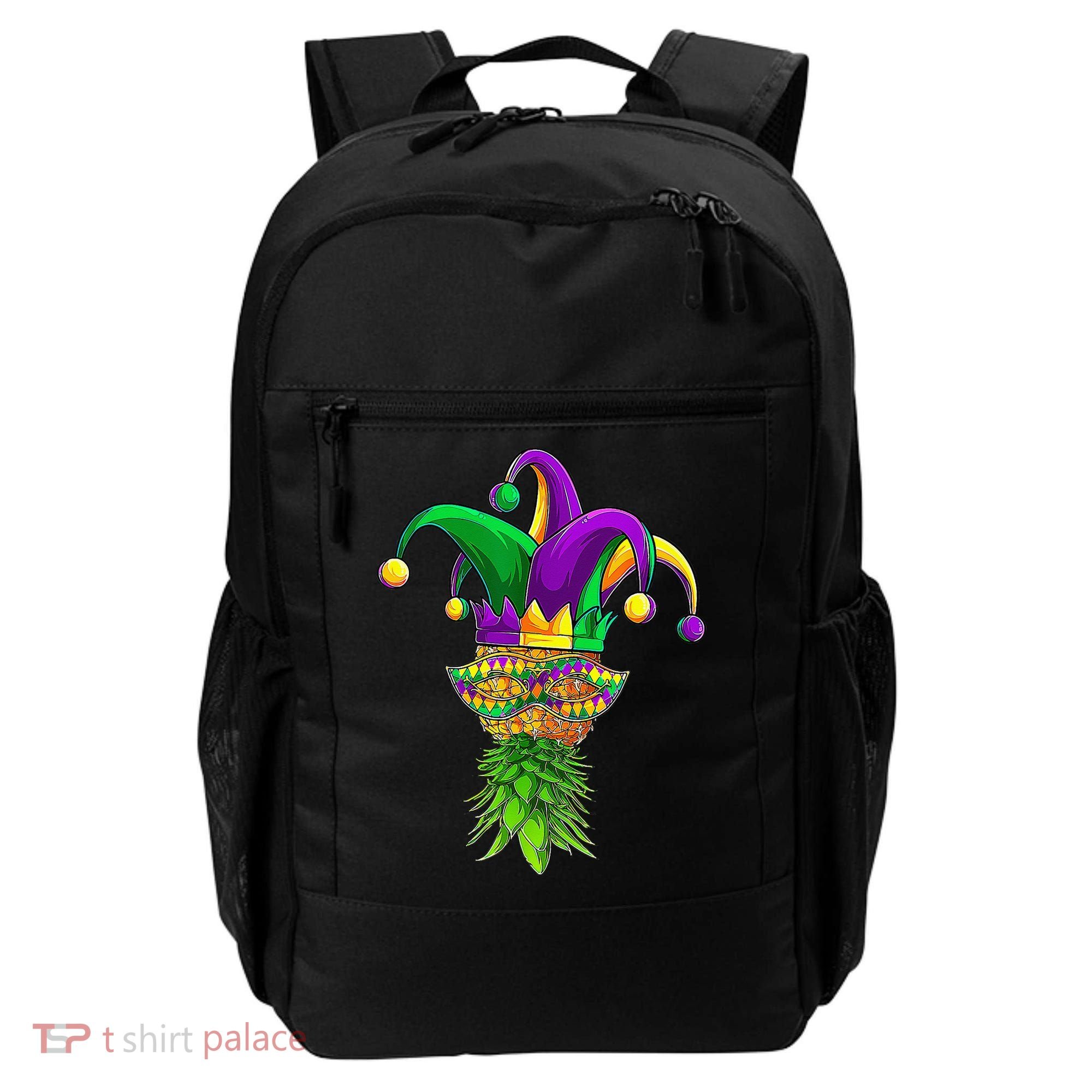 Upside Down Pineapple Mask Mardi Gras Backpack