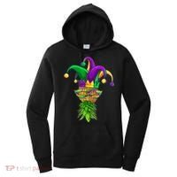 Upside Down Pineapple Mask Mardi Gras Women's Hoodie thumb 0