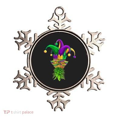 Upside Down Pineapple Mask Mardi Gras Ornament