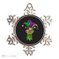 Upside Down Pineapple Mask Mardi Gras Ornament thumb 0