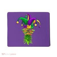 Upside Down Pineapple Mask Mardi Gras Mousepad thumb 0