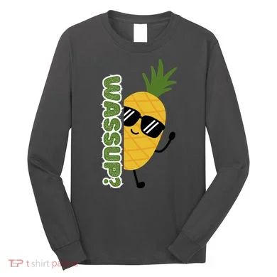 Upside Down Pineapple Long Sleeve Shirt