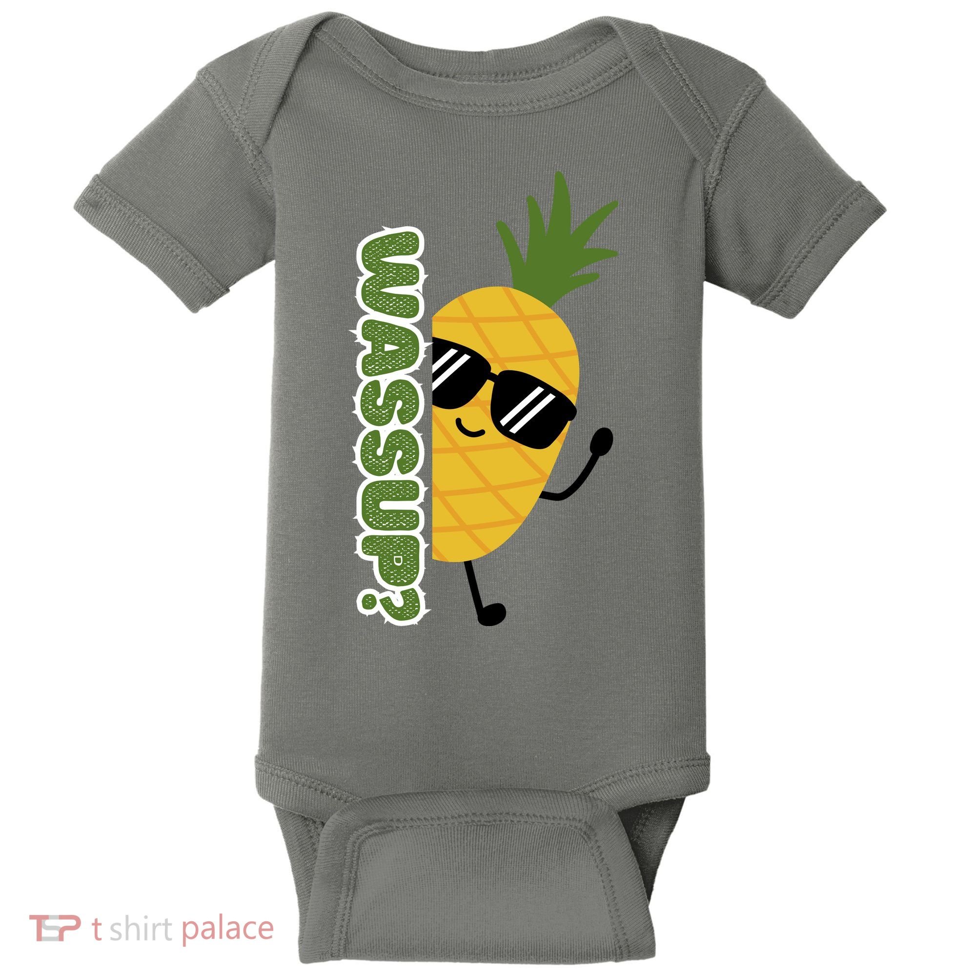 Upside Down Pineapple Baby Bodysuit