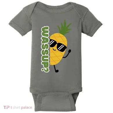 Upside Down Pineapple Baby Bodysuit