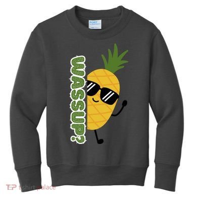 Upside Down Pineapple Kids Sweatshirt