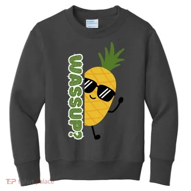 Upside Down Pineapple Kids Sweatshirt