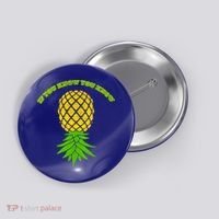 Upside Down Pineapple Gift Sharing Swinger Great Gift Button thumb 0