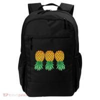 Upside Down Pineapples Gift Polyamory And Polyamorous Cute Gift Backpack thumb 0