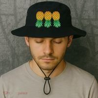 Upside Down Pineapples Gift Polyamory And Polyamorous Cute Gift Bucket Hat thumb 2