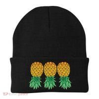 Upside Down Pineapples Gift Polyamory And Polyamorous Cute Gift Beanie thumb 0