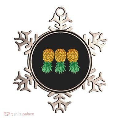 Upside Down Pineapples Gift Polyamory And Polyamorous Cute Gift Ornament