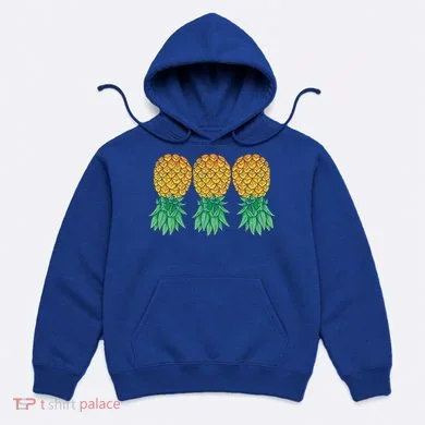 Upside Down Pineapples Gift Polyamory And Polyamorous Cute Gift Hoodie