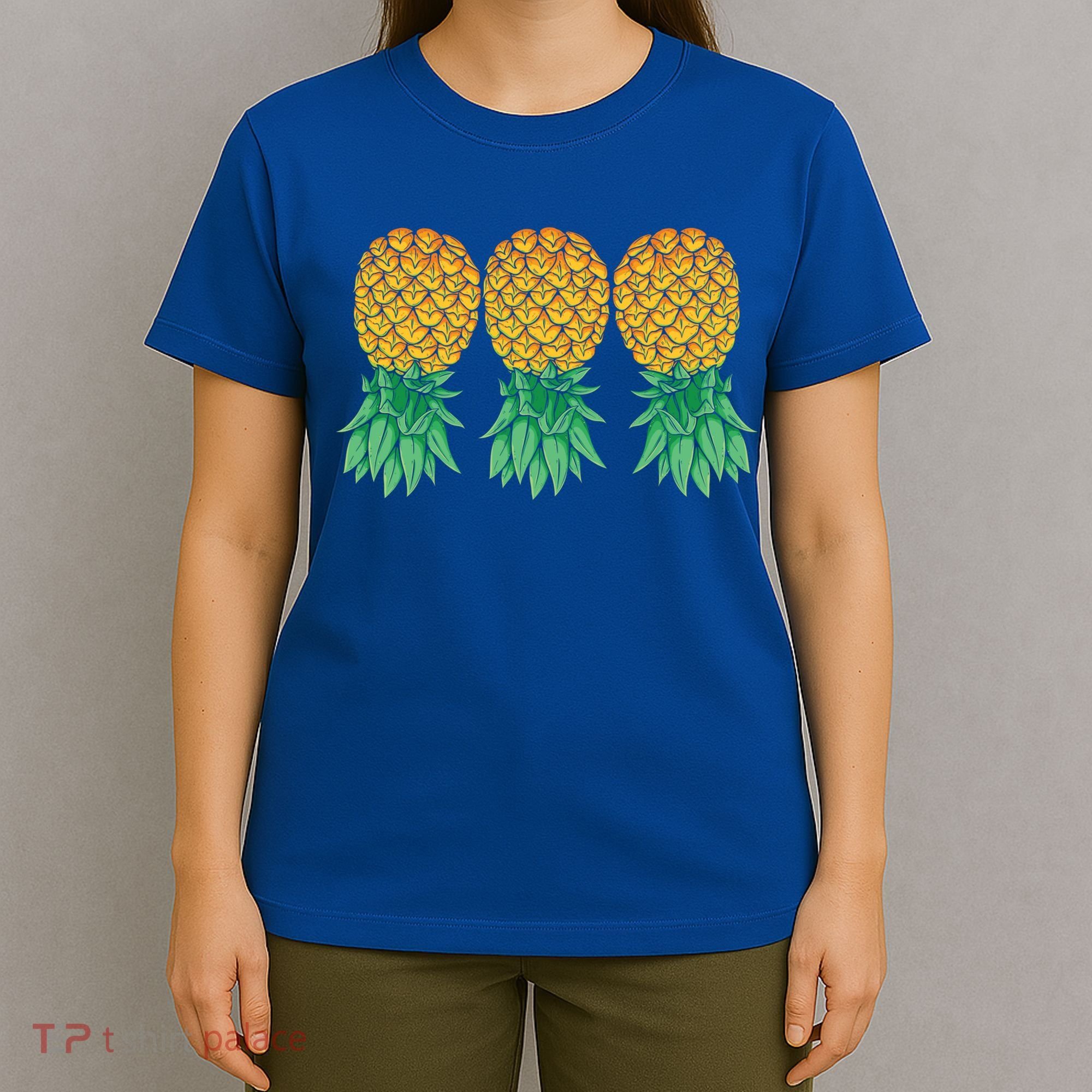 Upside Down Pineapples Gift Polyamory And Polyamorous Cute Gift T-Shirt