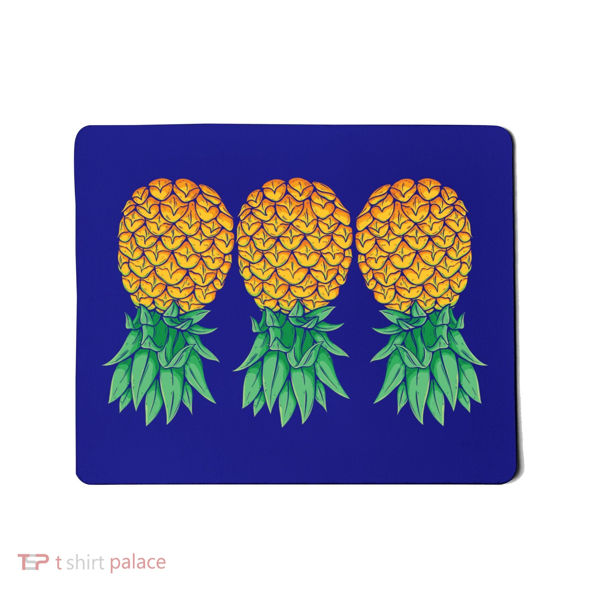 Upside Down Pineapples Gift Polyamory And Polyamorous Cute Gift Mousepad