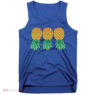 Upside Down Pineapples Gift Polyamory And Polyamorous Cute Gift Tank Top