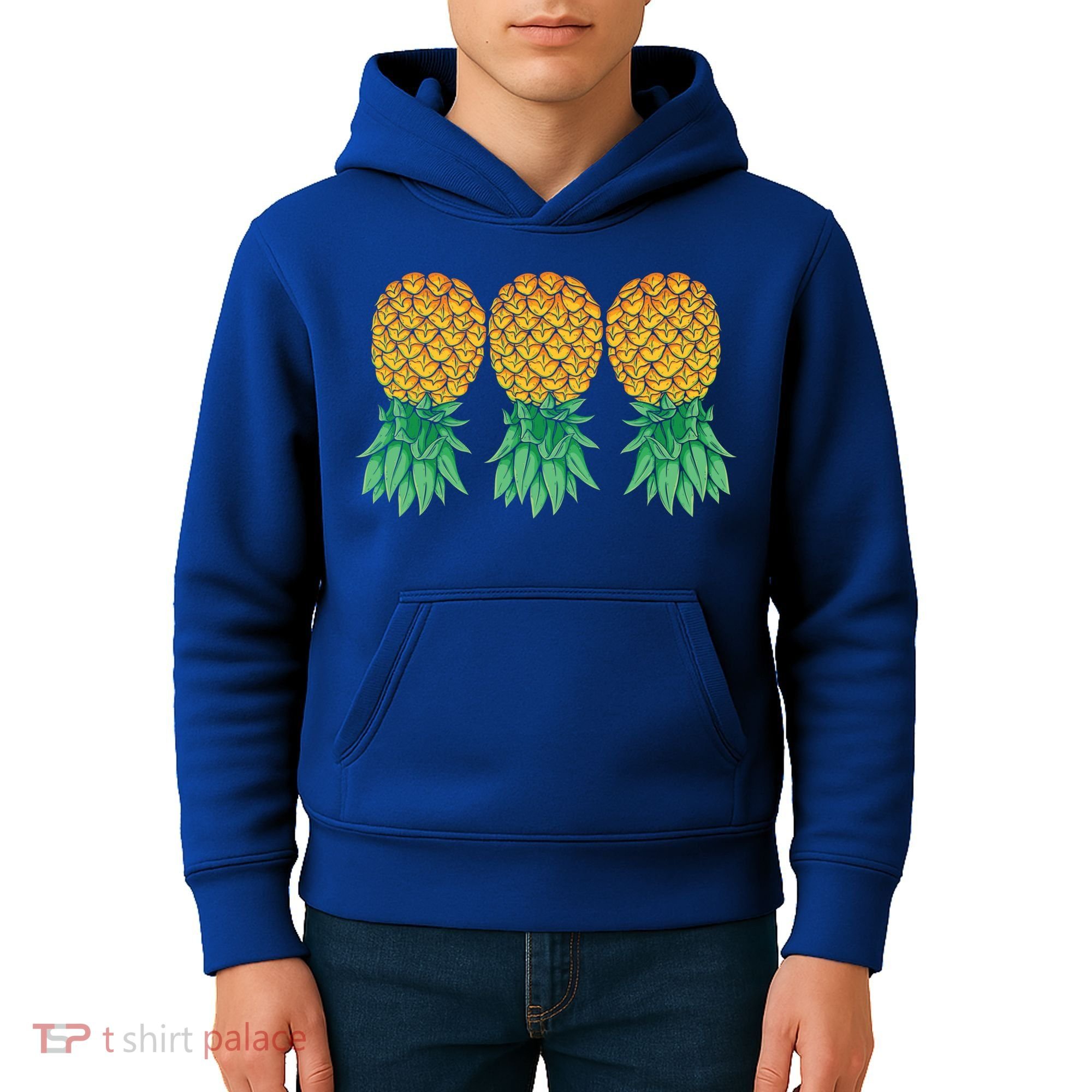 Upside Down Pineapples Gift Polyamory And Polyamorous Cute Gift Kids Hoodie