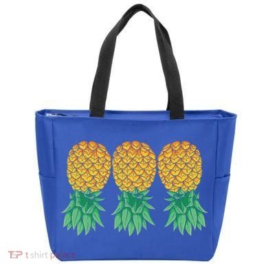 Upside Down Pineapples Gift Polyamory And Polyamorous Cute Gift Tote Bag