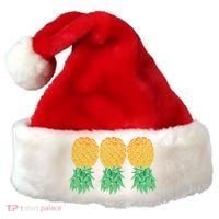 Upside Down Pineapples Gift Polyamory And Polyamorous Cute Gift Santa Hat thumb 0