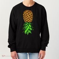 Upside Down Pineapple Gift Tropical Swinger Party Gift Women's Sweatshirt thumb 0