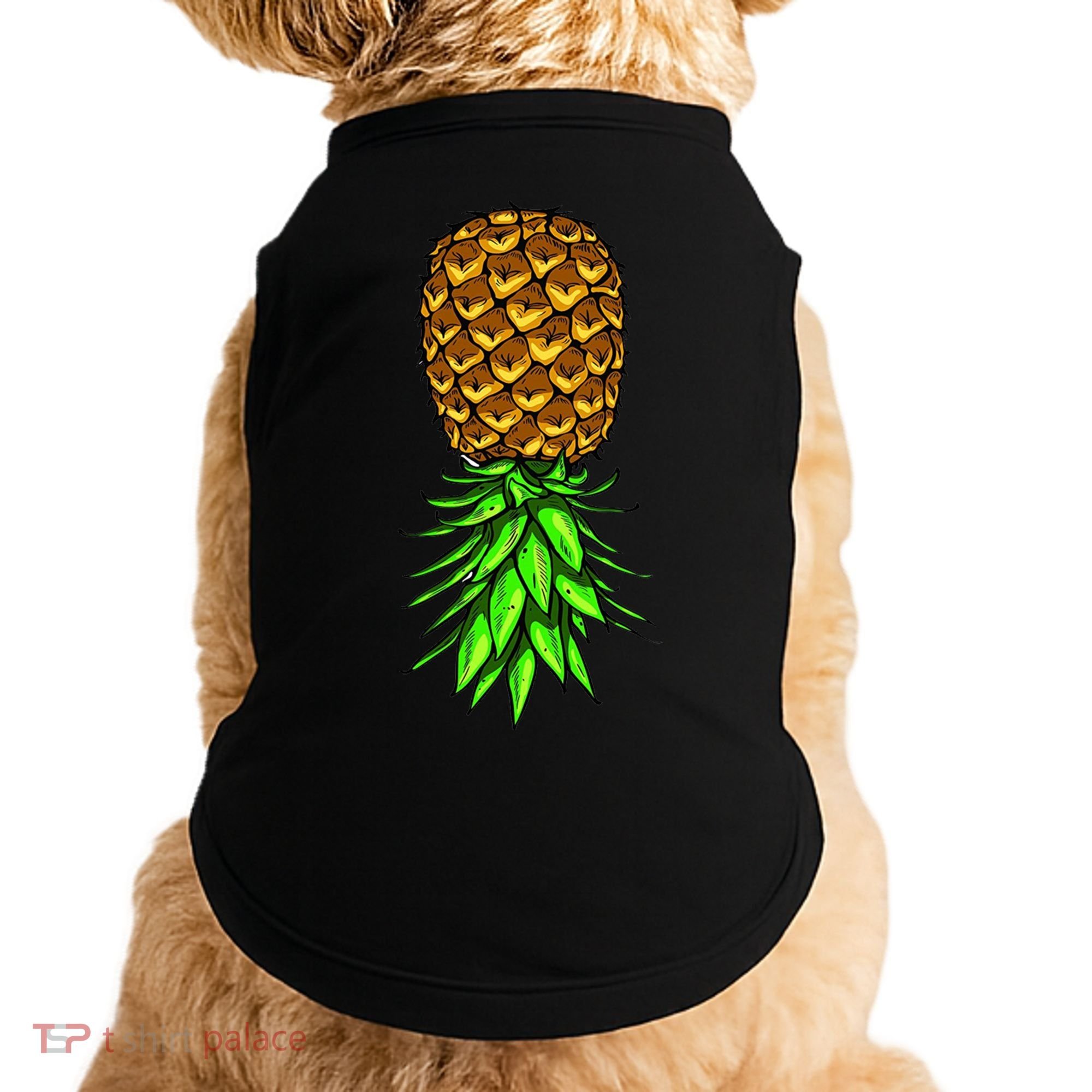 Upside Down Pineapple Gift Tropical Swinger Party Gift Doggie Tank