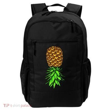 Upside Down Pineapple Gift Tropical Swinger Party Gift Backpack