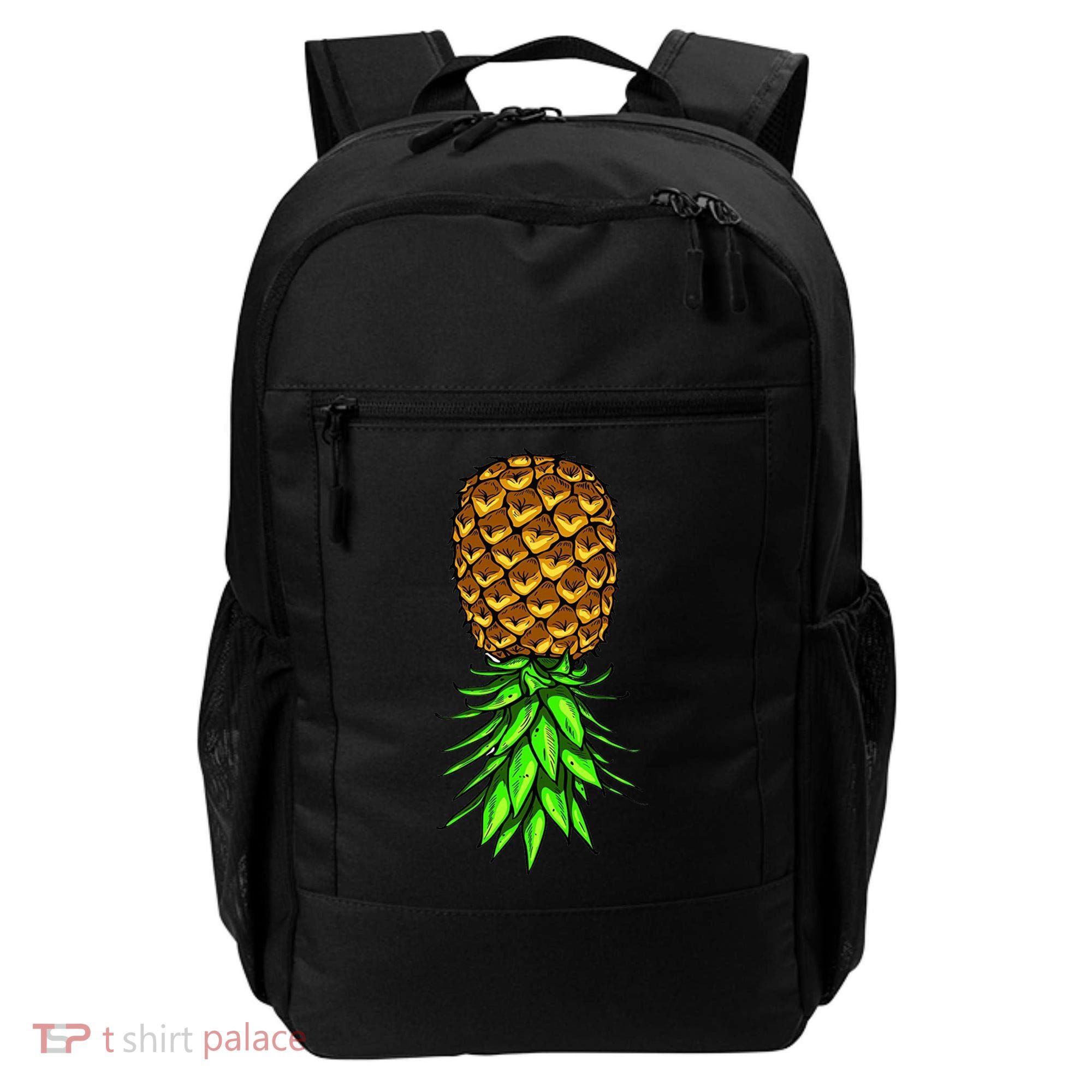 Upside Down Pineapple Gift Tropical Swinger Party Gift Backpack