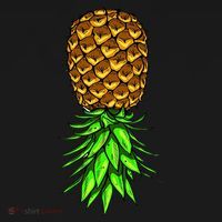 Upside Down Pineapple Gift Tropical Swinger Party Gift Backpack thumb 2