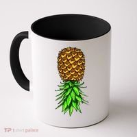 Upside Down Pineapple Gift Tropical Swinger Party Gift Coffee Mug thumb 0