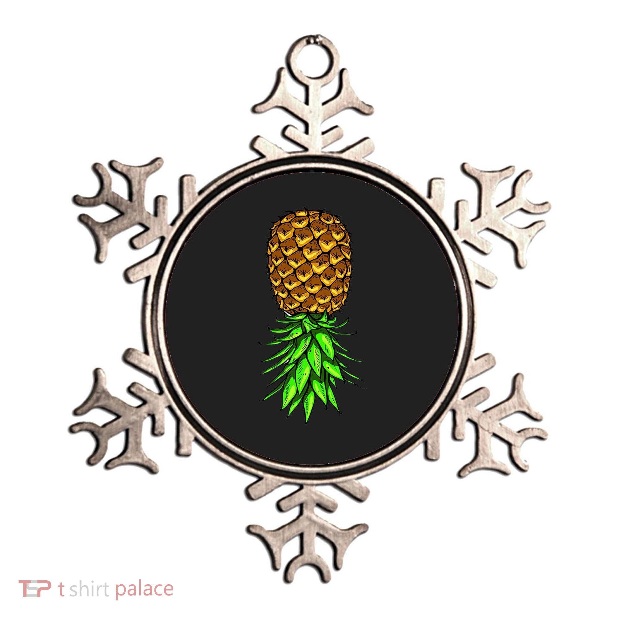 Upside Down Pineapple Gift Tropical Swinger Party Gift Ornament