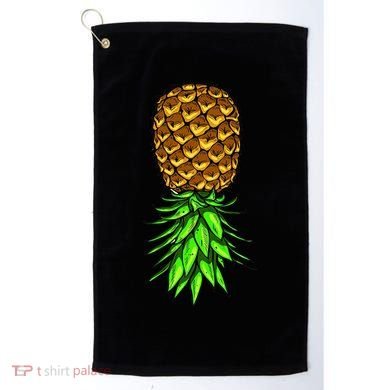 Upside Down Pineapple Gift Tropical Swinger Party Gift Golf Towel