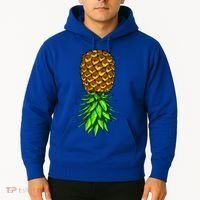 Upside Down Pineapple Gift Tropical Swinger Party Gift Hoodie thumb 2