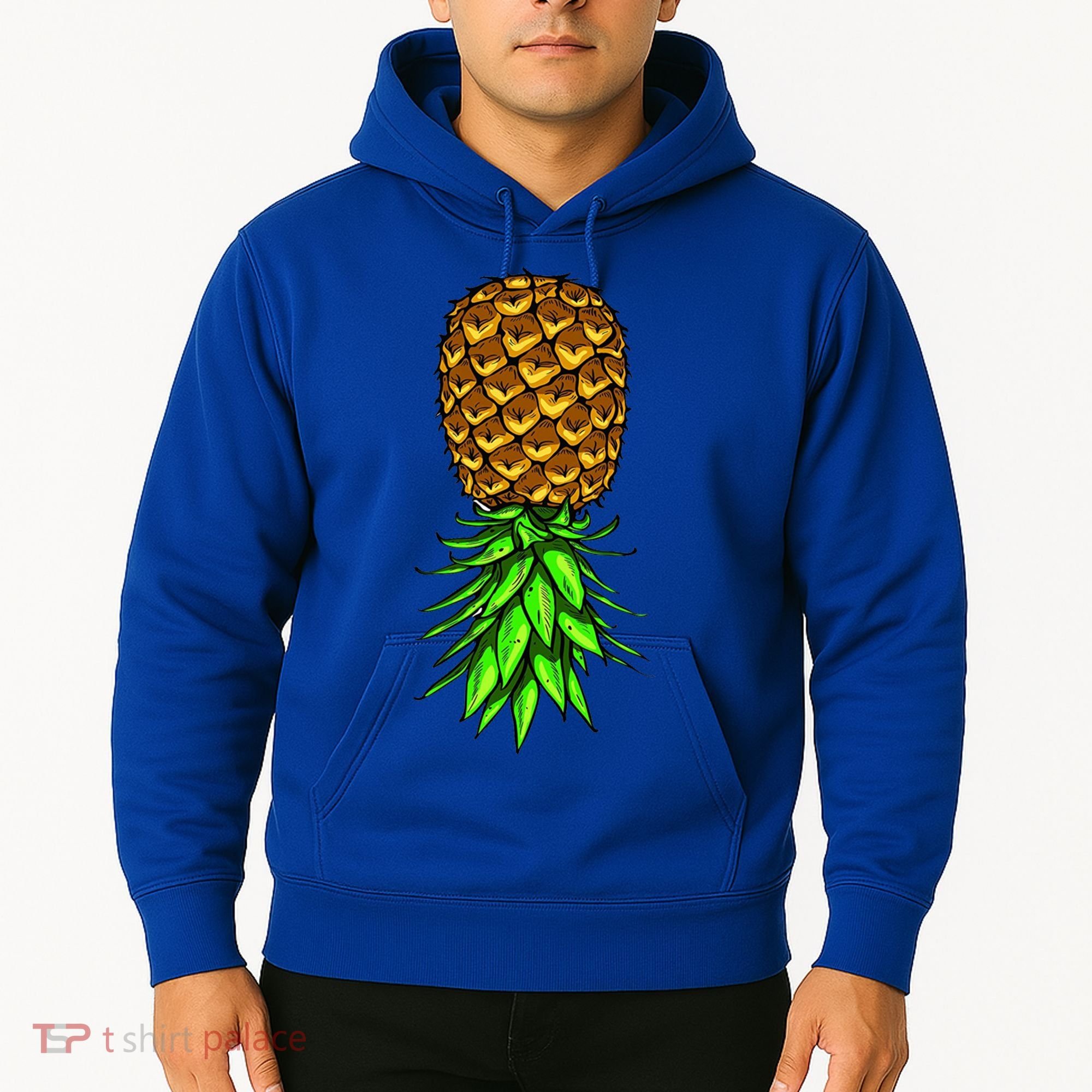 Upside Down Pineapple Gift Tropical Swinger Party Gift Hoodie