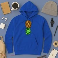 Upside Down Pineapple Gift Tropical Swinger Party Gift Hoodie thumb 3