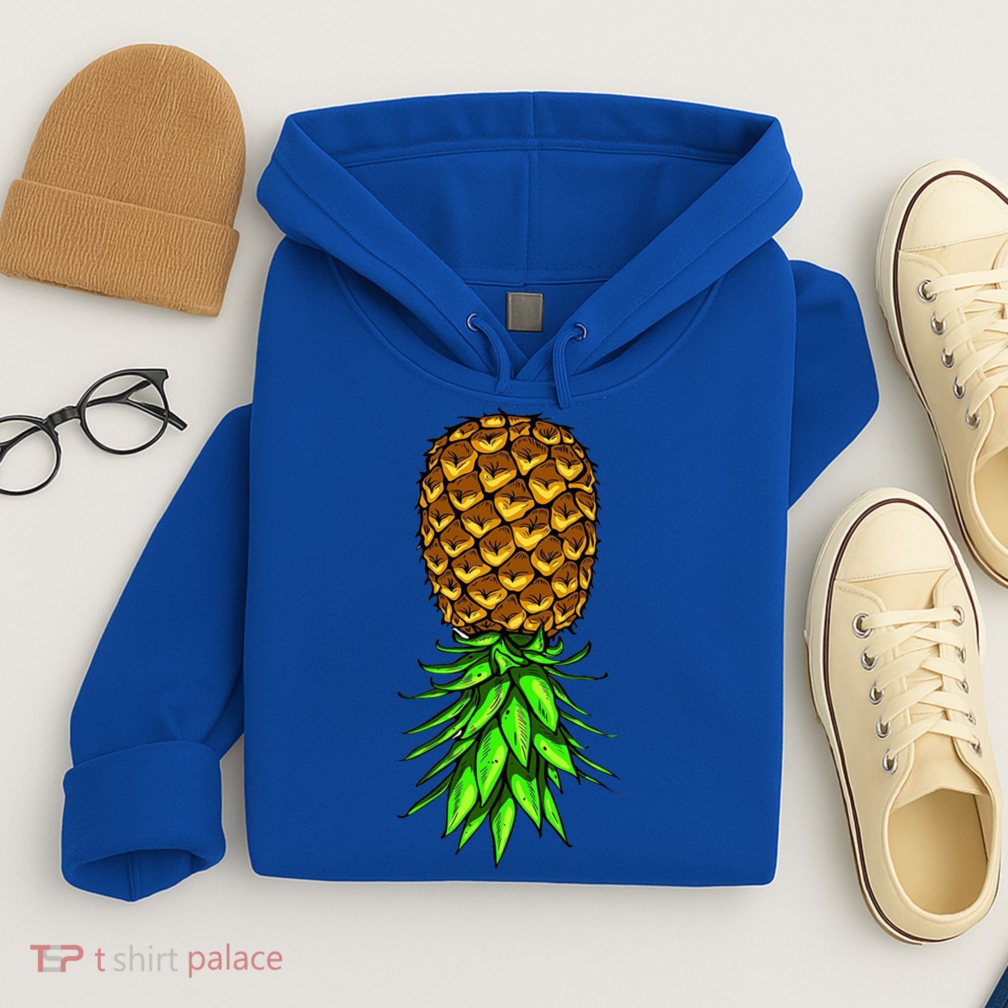 Upside Down Pineapple Gift Tropical Swinger Party Gift Hoodie