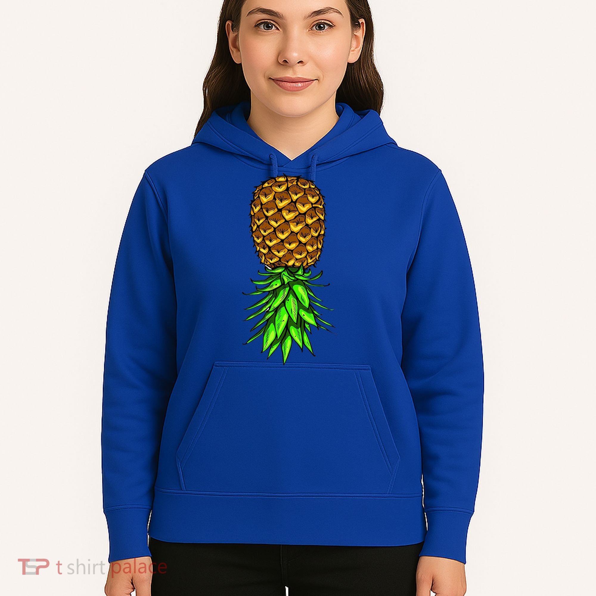 Upside Down Pineapple Gift Tropical Swinger Party Gift Hoodie