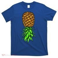 Upside Down Pineapple Gift Tropical Swinger Party Gift T-Shirt thumb 0
